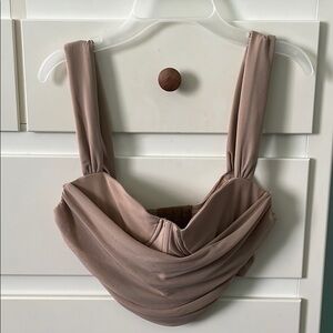 Tic Toc ruched corset top